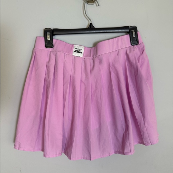 Frankie’s bikini windy tennis skirt with build in shorts, baby pink color, XL - Picture 4 of 8